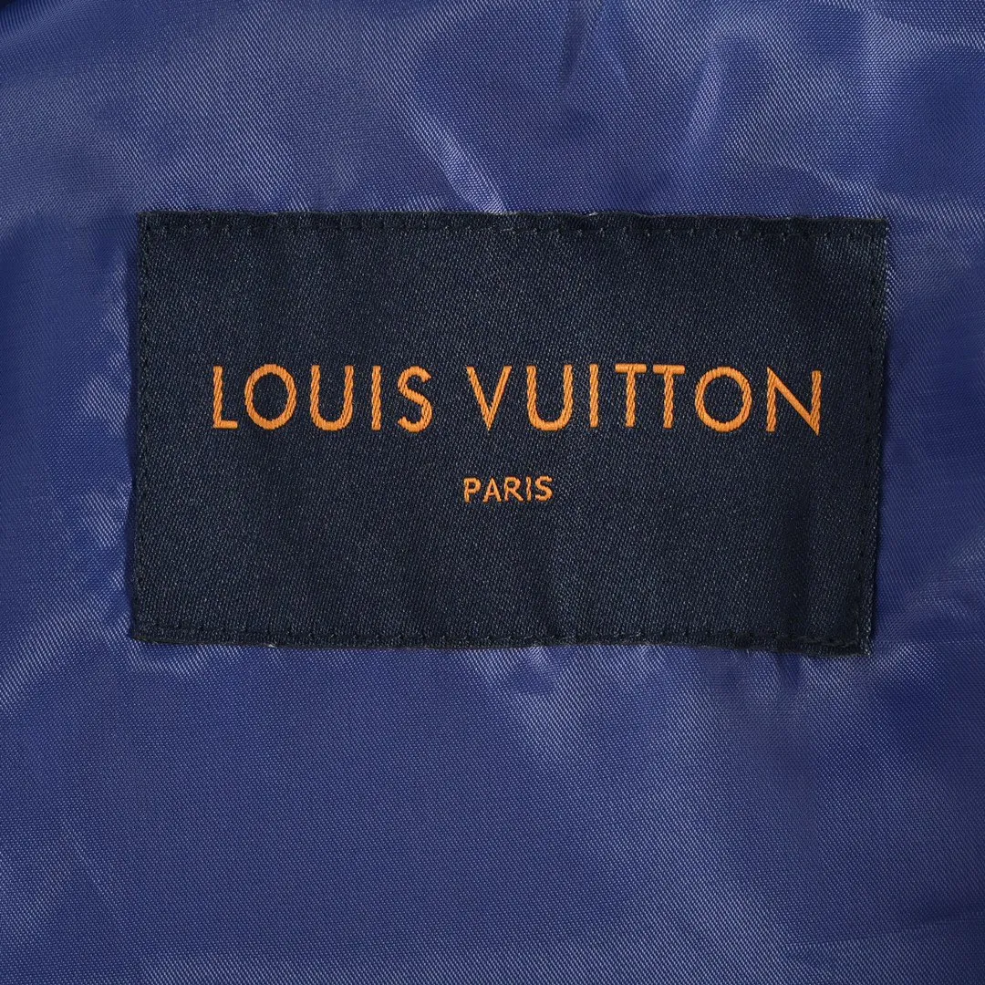 Louis Vuitton/Louis Vuitton 22Fw towel embroidered letter frog baseball jacket